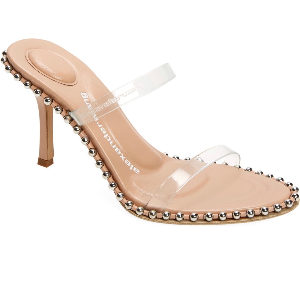 Alexander Wang nova studded slide sandals